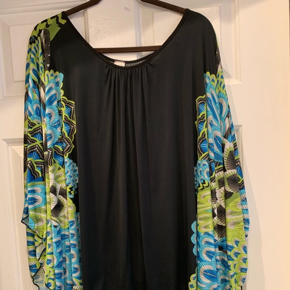 123 Tops - Boho Women’s Tunic Shirt EUC